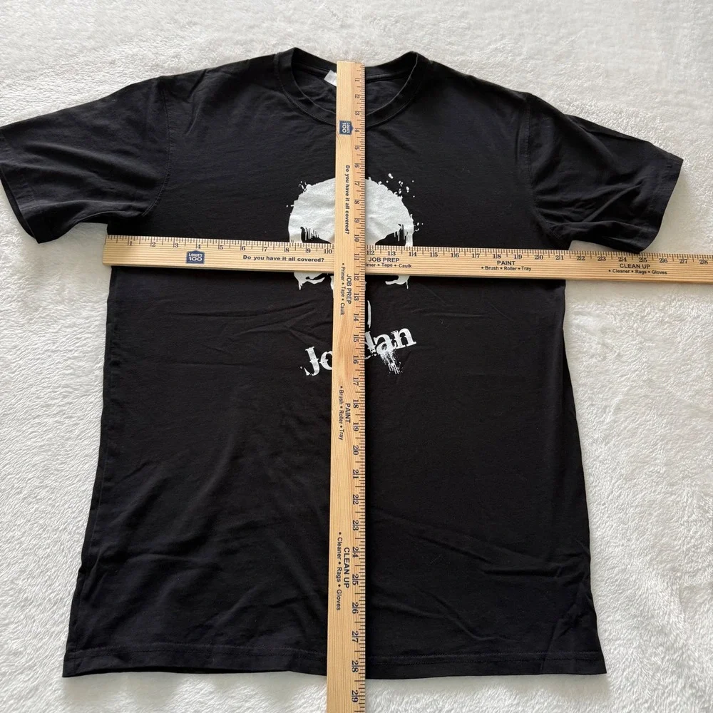 Jordan Punisher Skull Graphic T Shirt Black Mens Size XL Preshrunk Cotton‎